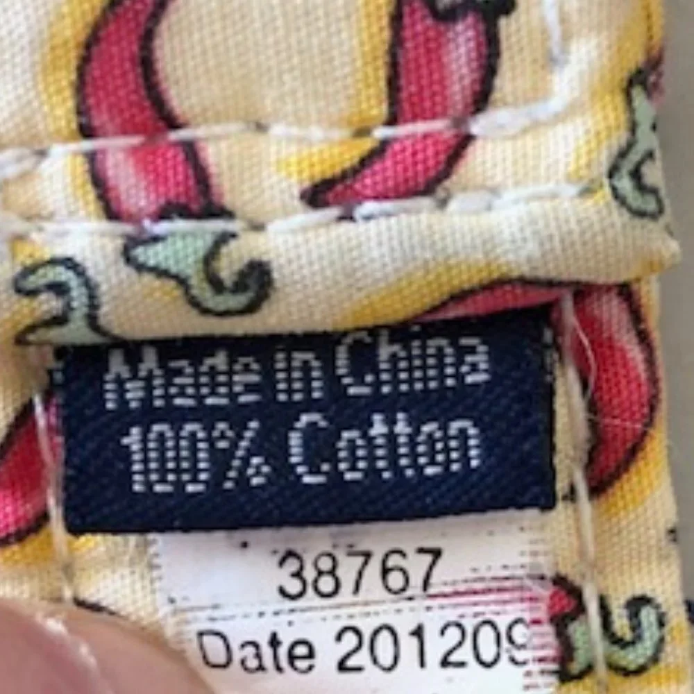 VINEYARD VINES Patchwork Kids D Ring Belt Large Blue Yellow Pink